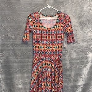 XS Multicolored LulaRoe Dress